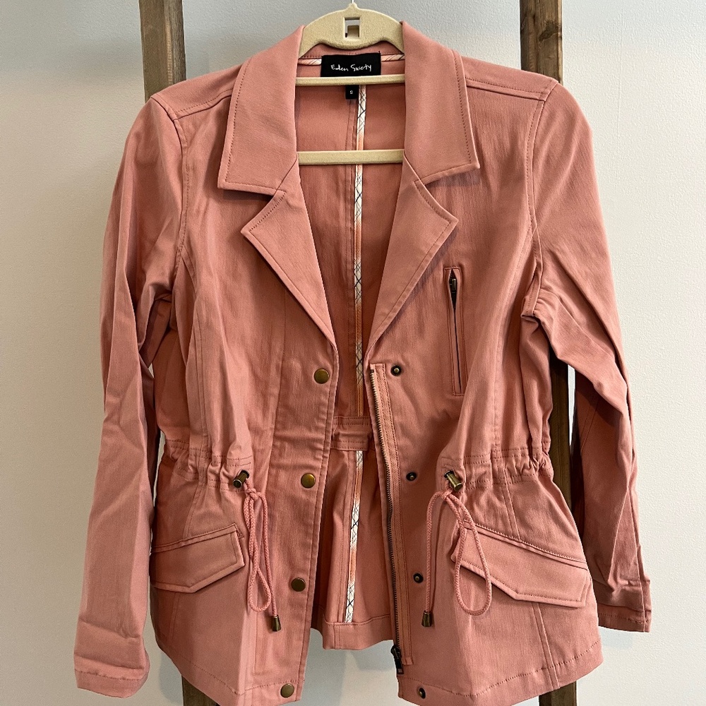 Eden Society  Cinched Waist Jacket Size Small